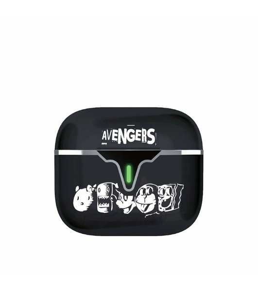 Наушники TWS QUMO LiFE 'Avengers' BT 0101 черный, вкладыши, Bluetooth, сенсорное управление, до 4 ч