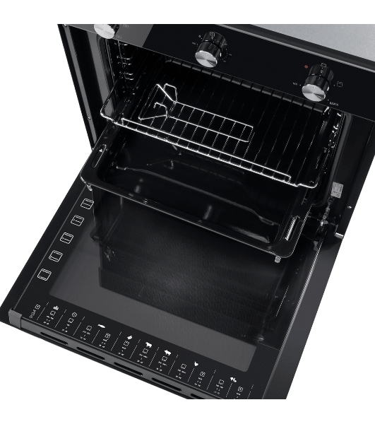 Шкаф духовой газоэлектрический Maunfeld EOGC604B Slim