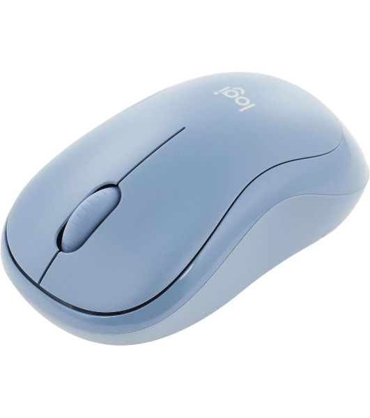 Мышь беспроводная Logitech M221 голубой, 1000 dpi, радиоканал, USB, кнопки - 3