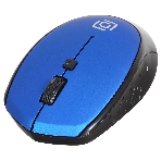 Мышь беспроводная Oklick 488MW синий/черный, 1600 dpi, радиоканал, USB, кнопки - 4, фото2