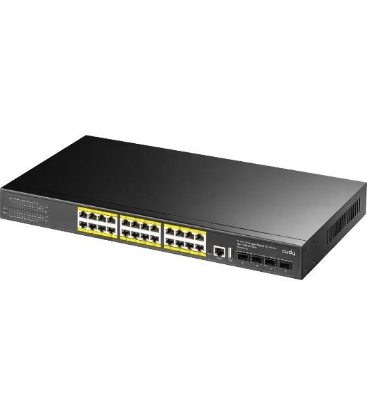 Коммутатор Cudy GS5024PS4, 24×1 Гбит/с, 4×10 Гбит/с SFP+