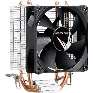 Устройство охлаждения (кулер) Aerocool Formula Ice Boid 2PSDB черный 90мм алюминий+медь 2100rpm 34db 4-pin 90W 135мм