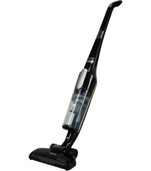 Пылесос вертикальный Tefal TY6545RH черный, питание от аккумулятора, уборка сухая, пылесборник 0.65 л