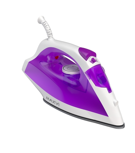 Утюг Maxvi SI1801 белый/фиолетовый