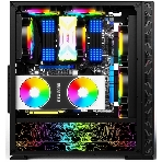 Компьютерный корпус SOEYI 'AX8-B20 SOEYI ATX case with черный coating front panel with flat bigger mesh, without', фото2
