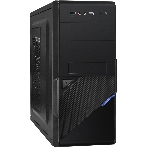 Компьютерный корпус Minitower ExeGate BA-201-UNS450 (mATX, БП UNS450 с вент. 12см, 2хUSB, аудио, черный), фото 1