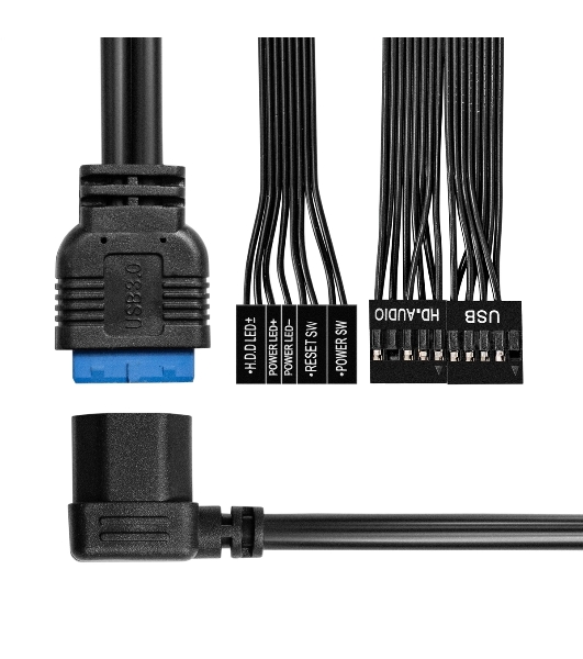 Компьютерный корпус Desktop ExeGate MI-307U2-M350 (mini-ITX/mATX, БП M350 с вент. 8см, 2*USB+2*USB 3.0, HD аудио, черный)
