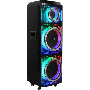 Колонка портативная Ural 203 черный 2000W 1.1 BT/3.5Jack/USB-C 15м 9000mAh
