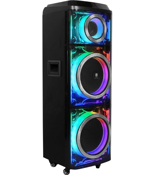 Колонка портативная Ural 203 черный 2000W 1.1 BT/3.5Jack/USB-C 15м 9000mAh