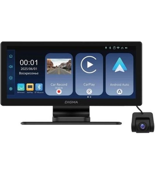 Автомобильный монитор Digma Smart Play 1200 Dual 8.9' 600x1024
