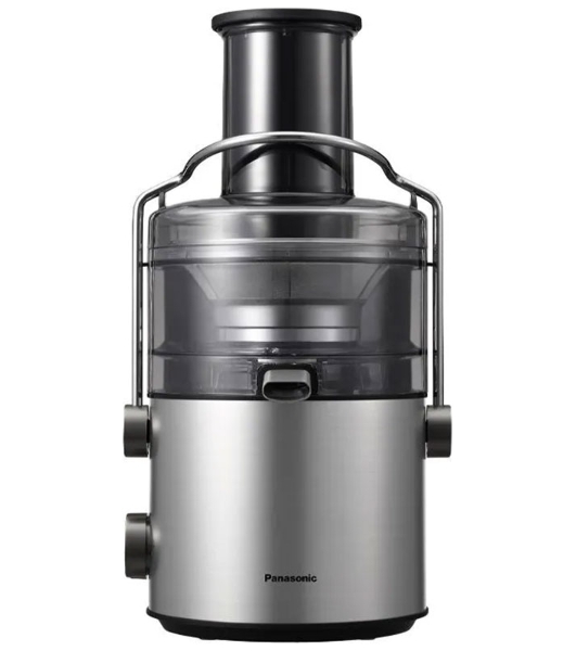 Соковыжималка Panasonic MJ-CB600STQ серебристый, центробежная, 1000 Вт, 1500 мл, механическое