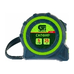 Рулетка Сибртех Сапфир, двухкомпонентный корпус, 5 м х 25 мм, фото 1