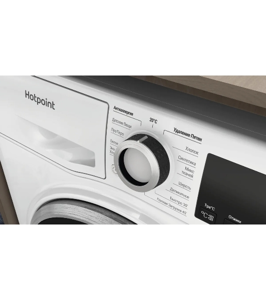 Стиральная машина Hotpoint NUS 5015 S RU белый, загр.фронтальная, макс.: 5 кг, 1000 об/мин, класс: А