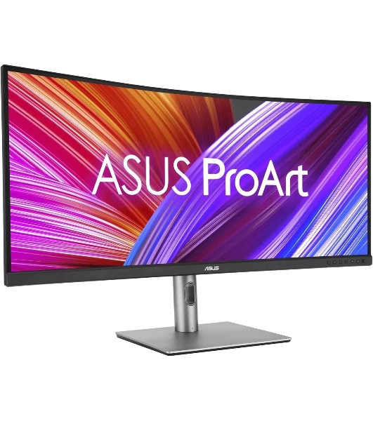 Монитор 34.1' ASUS ProArt PA34VCNV IPS 3440x1440, 60 Гц, 5 мс, 21:9, 300 кд/м2, 2xHDMI, 2xDP, 1xUSB-C, 3xUSB 3.2, Ethernet, 1x3.5 мм, изогнутый 3800R, черный