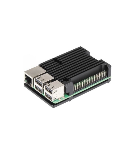 Корпус ACD черный Metal Aluminum Case for Raspberry Pi 3B/3B+