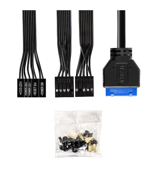Компьютерный корпус Minitower ExeGate BAA-403U2-UNS400 (mATX, БП UNS400 с вент. 12см, 1*USB/2*USB 3.0, HD Audio, черный)
