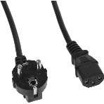 Кабель KingPrice KP-PC-Euro-C13-3m Евровилка IEC C13 3м черный, фото 1