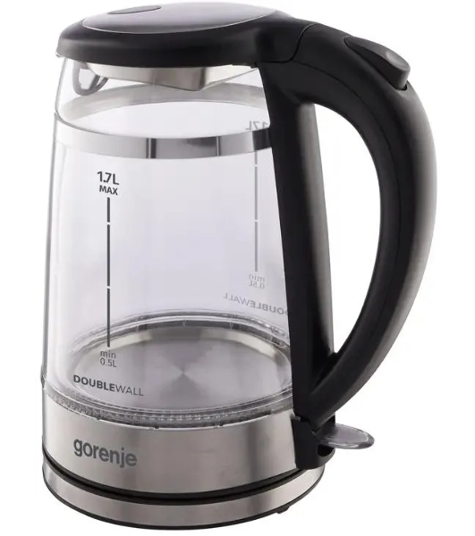 Чайник электрический Gorenje K17GDW 743902 черный