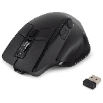 Мышь беспроводная Oklick 502MW черный, 2400 dpi, радиоканал, Bluetooth, USB, кнопки - 9, фото2