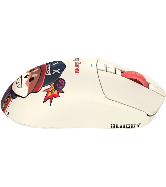 Мышь беспроводная/проводная A4Tech Bloody R72 Ultra Duo Proxy Boom бежевый, 20000 dpi, USB Type-A/Type-C, радиоканал, кнопки-7