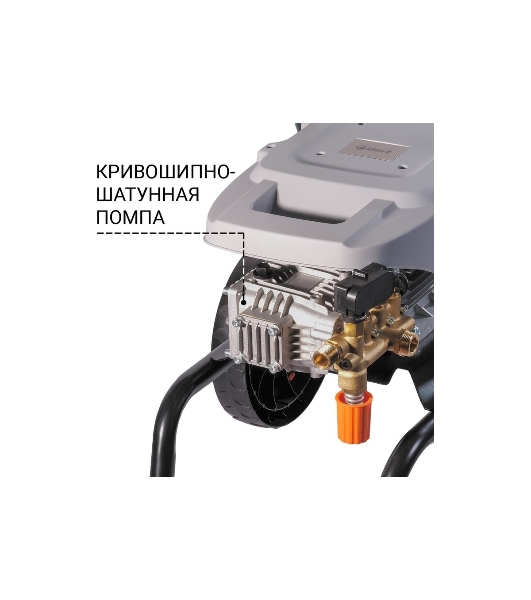 Мойка высокого давления Bort KEX-2800 2500 Вт, максимальное давление 125 бар, рабочее давление 105 бар, 12 л/мин, 23 кг, набор аксессуаров 10шт