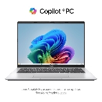 Ноутбук ASUS X1407QA-LY099W 14'(1920x1200 (матовый) IPS)/Qualcoмм Snapdragon X X1-26-100(2.98Ghz)/16Gb/1024PCISSDGb/noDVD/Cam/BT/WiFi/50WHr/war 1y/1.49kg/Cool Silver/Win 11Home, фото2