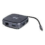 Многофункциональная док-станция Intrend ITACS-9W Type-C с беспроводной зарядкой 3 встроенных высокоскоростных USB 3.0, встроенный высокоскоростной TF и SD карт ридер, разъем RJ-45 для подключения к локальной сети HDMI 4K/30Hz, 60W Power Delivery порт,, фото18