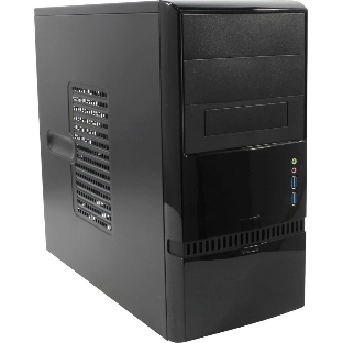 Компьютерный корпус Mini Tower InWin ENR022 черный 500W PM-500ATX U3.0*2+A(HD) mATX