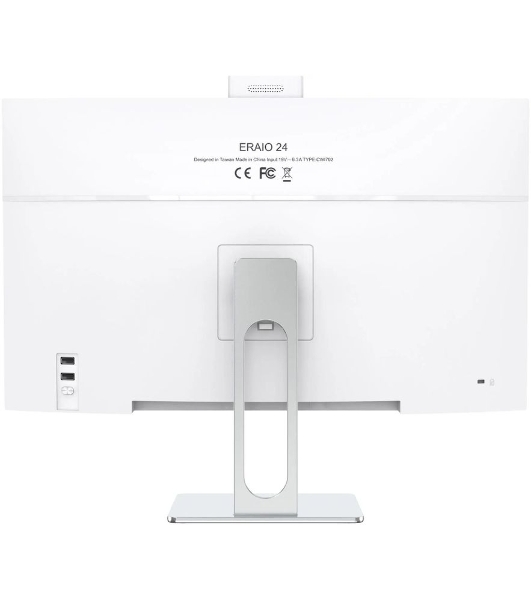 Моноблок Acer Gadget E10 ERAIO 23.8' Full HD Ryzen 7 6800H (3.2) 16Gb SSD512Gb 680M Windows 11 Pro GbitEth WiFi BT 120W клавиатура мышь Cam белый/серебристый 1920x1080