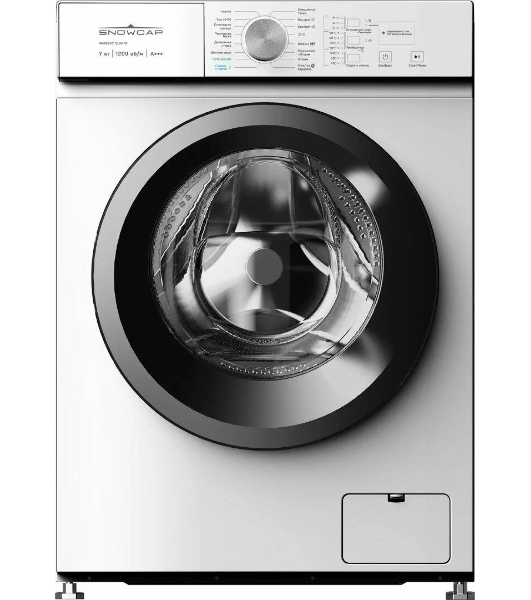 Стиральная машина SNOWCAP WM6807 SLIM W белый, загрузка фронтальная 7 кг, 1200 об/мин, класс A+++
