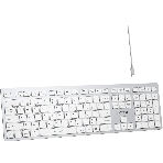 Клавиатура беспроводная A4Tech Fstyler FBX50C, USB, Bluetooth/Радиоканал, белый, фото7