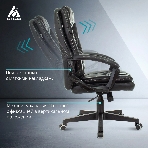 Кресло Бюрократ CH-868N Leather Venge черный, экокожа, фото4