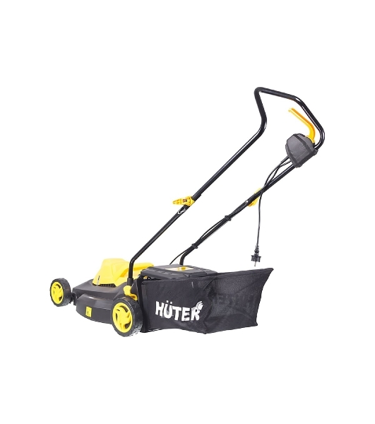 Газонокосилка роторная Huter ELM-2000T, от сети, 2000 Вт