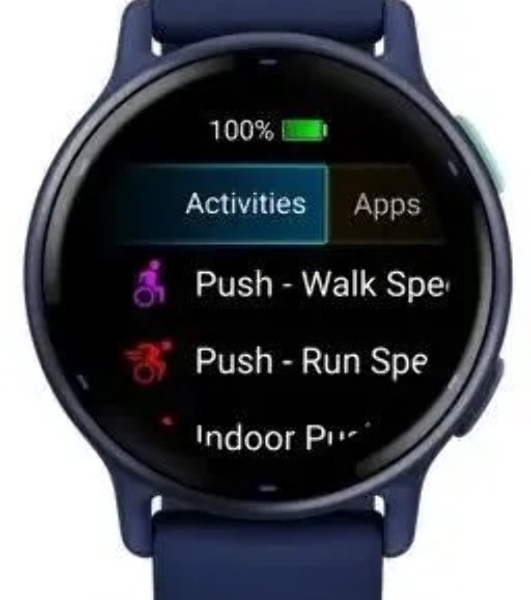Умные часы Garmin Vivoactive 5, 1.2' AMOLED, 5G, Wi-Fi, Bluetooth, NFC, 5 ATM, синий