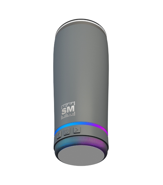 Термокружка с портативной колонкой Soundmax SM-TC001 серый
