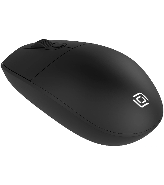 Мышь беспроводная Oklick 201MW черный, 1600 dpi, радиоканал, USB, кнопки - 4