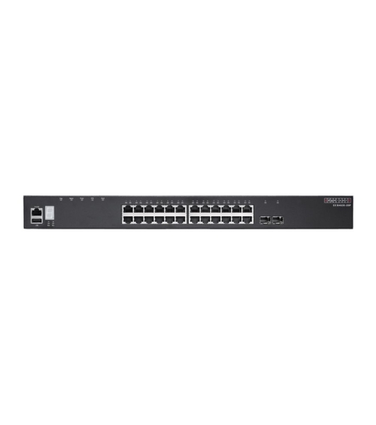 Коммутатор Edge-core ECS4620-28P, 24×1 Гбит/с + 2×10 Гбит/с SFP+ + слот расширения (2×10 Гбит/с SFP+), управляемый