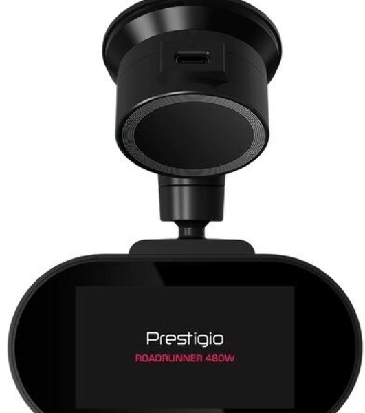Видеорегистратор Prestigio RoadRunner 480W, 3840x2160, 3', Wi-Fi, G-сенсор, датчик движения