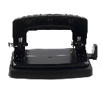 Дырокол Kw-Trio Classic Mini 09065BLACK, до 10 листов, металл черный, отверстий: 2, с линейкой, фото2