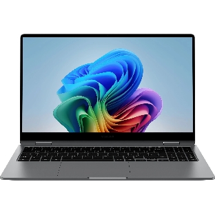Ноутбук Samsung Galaxy Book 5 Pro 360 NP960 Core Ultra 5 226V 16Gb SSD512Gb Intel Arc 130V 16' AMOLED Touch 2.8K (2880x1800) Windows 11 Home grey WiFi BT Cam (NP960QHA-KG3IN)