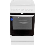 Плита электрическая Hansa FCEW54109 белый, конфорок 4 шт, духовка 65 л, 50 см x 85 см x 60 см, фото 1
