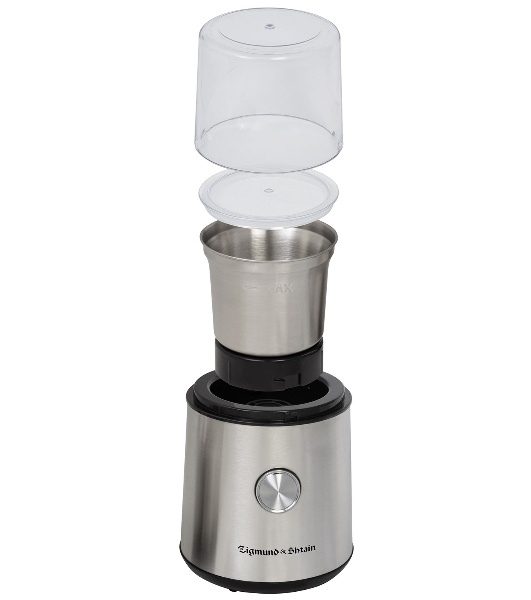Кофемолка Zigmund & Shtain ZCG-10 250 Вт, 85 г, нержавеющая сталь