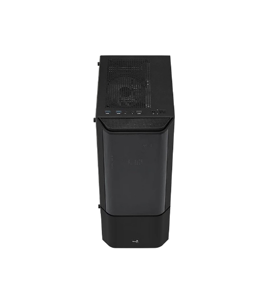 Компьютерный корпус MidTower Aerocool/Formula Quantum-G-BK-v2 черный без Б/п, ATX 3FRGb Fan on front panel
