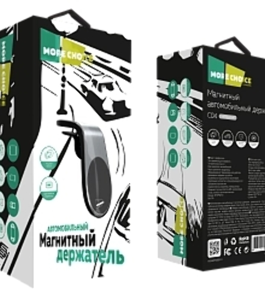Автомобильный держатель MORE CHOICE C04 серебристый