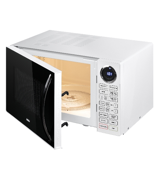 Микроволновая печь BBK 23MWG-930S/BW белый/черный, 23 л, 900 Вт, переключатели - сенсор
