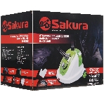 Отпариватель Sakura SA-3903GR белый/зелёный, 1700 Вт, 36 г/мин, 1700 мл, фото7