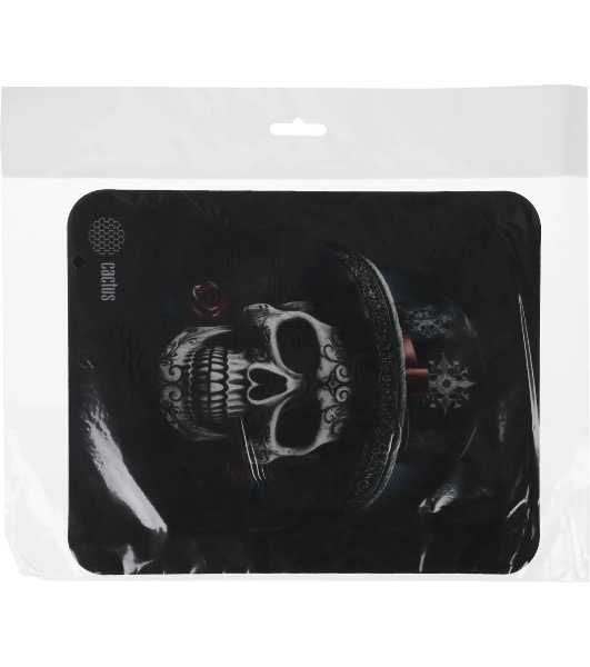 Коврик для мыши Cactus Scull 250x200x3мм (CS-MP-D05S)