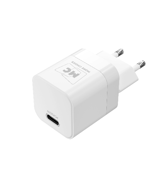 Сетевое зарядное устройство MORE CHOICE (4620202555854) NC86a 1Type-C 3.0A PD 20W для Type-C Type-C, белый