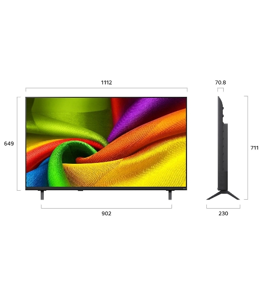 Телевизор LG 50' 50NU900B6LA.ARUG черный DLED UHD 60Hz WebOS