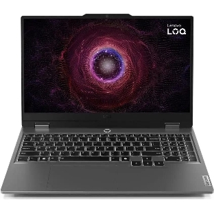 Ноутбук LENOVO LOQ 15ARP9/15.6'/IPS/AMD Ryzen 5 7235HS/16Gb/512Gb SSD/NVIDIA GeForce RTX 4050 6Gb/noOS/серый/2.38kg